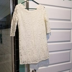Off white lace dress